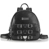 HB-675 Rucksack mit Herzdetails Schwarz von DemoniaCult