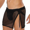 Schwarzer revolutionärer Jockskirt mit integriertem String von TOF Paris – Ansicht 2