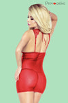 Chemise mit verstellbaren Trägern und T-String von Provocative – Ansicht 4