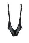 Herren-Body Ouvert mit Gummibändern und Wetlook-Detail von Passion Menswear – Ansicht 7