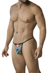 Bunter verführerischer Mini Badestring mit geschmeidiger Mikrofaser von CUT4MEN