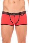 Rotes verführerisches Boxershort mit Reißverschluss von LOOK ME