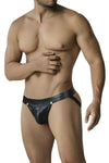 Schwarzer verführerischer Jock Strap mit praktischen Druckknöpfen von CUT4MEN