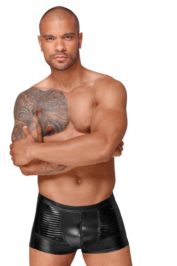 Powerwetlook Herren-Shorts H054 von Noir Handmade – Ansicht 4