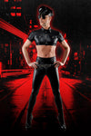 Wetlook Herren Leggings mit 360° Dehnung und abnehmbaren Reißverschlüssen von Regnes Fetish Planet – Ansicht 9