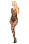 Schwarzer verführerischer Bodystocking mit offenem Design von Softline