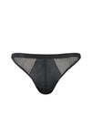 Ouvert-Herren-Slip mit Metallringen, Netz und Kunstleder von Passion Menswear – Ansicht 7