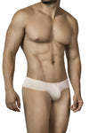 Beige aufregend maskuline Herren-Badepants aus nahtlosem Stoff von CUT4MEN