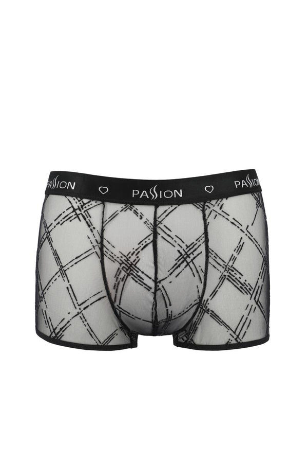 Herren Netz-Shorts mit breitem Gummibund und Logo-Aufdruck von Passion Menswear – Ansicht 7