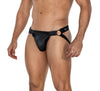Herren Jock Snap mit Metallringen und Druckknöpfen Schwarz von CUT4MEN – Ansicht 8