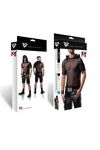 Schwarzes verführerisches Kapuzenshirt aus feinem Netzmaterial von Regnes Fetish Planet – Ansicht 10