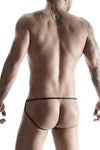 Roter verfĂźhrerischer Jock Strap mit markantem Netzeinsatz von Regnes Fetish Planet â Ansicht 3