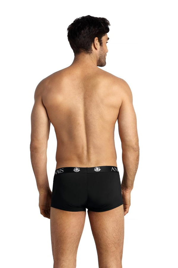 Schwarze verführerische Herren Boxershorts mit glänzendem Finish von Anais for Men – Ansicht 3
