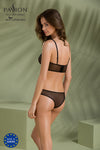 Transparentes Dessous-Set mit Netz und Spitze von Passion – Ansicht 8