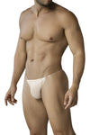 Beige aufregend maskuline Herren-Badepants mit seitlichem Silikonband von CUT4MEN