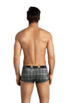 Graue verführerische Herren Boxershorts mit aufregendem Karomuster von Anais for Men – Ansicht 3