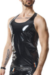PVC Tank Top mit Regenbogen-Details von Regnes Fetish Planet – Ansicht 8