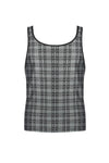 Graues verführerisches Herren Tank Top mit Karomuster von Anais for Men – Ansicht 5