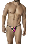 Bunter verführerischer Mini Badestring mit geschmeidiger Mikrofaser von CUT4MEN