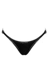 Sexy schwarzer Lack-String P014 mit Glanzeffekt von Noir Handmade – Ansicht 8