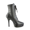 INDULGE-1020 Plateau Stiefeletten Schwarz von Devious – Ansicht 5