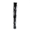 INDULGE-3000 Plateau Overknee Stiefel Schwarz Lack von Devious – Ansicht 4