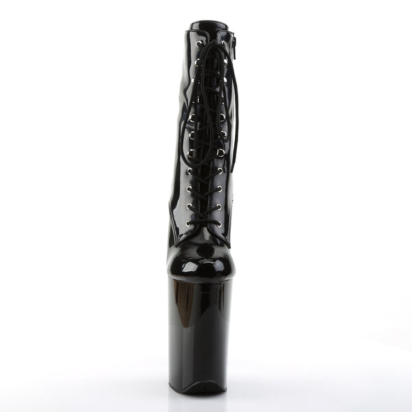 INFINITY-1020 Plateau Stiefeletten Schwarz Lack von Pleaser – Ansicht 2