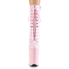 INFINITY-1020 Plateau Stiefeletten Lack Baby Pink von Pleaser – Ansicht 2