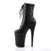 INFINITY-1020 Stiefelette Plateauschuhe Schwarz | Pleaser
