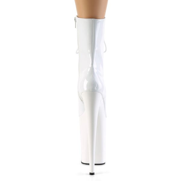 INFINITY-1020 Plateau Stiefeletten - Weiß von Pleaser – Ansicht 4