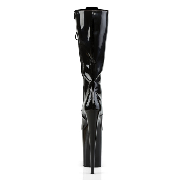 INFINITY-2020 Plateau Stiefel Schwarz Lack von Pleaser – Ansicht 4