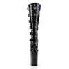 INFINITY-2049 Plateau Stiefel Schwarz Lack von Pleaser – Ansicht 2