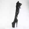 INFINITY-3028 - Plateau Overknee Stiefel - Schwarz Matt von Pleaser – Ansicht 3