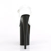 INFINITY-908 Plateau Sandaletten Schwarz Lack von Pleaser – Ansicht 4
