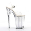 INFINITY-908MG Plateau Sandaletten weiss | Pleaser