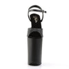 INFINITY-909 Plateau Sandaletten Schwarz Matt | Pleaser