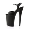 INFINITY-909 Plateau Sandaletten Schwarz Matt | Pleaser