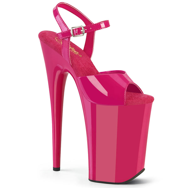 INFINITY-909 Sandalette Plateauschuhe Pink | Pleaser