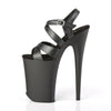 INFINITY-997 Plateau Sandaletten Matt Schwarz von Pleaser – Ansicht 3