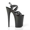 INFINITY-997 Plateau Sandaletten Matt Schwarz von Pleaser – Ansicht 5