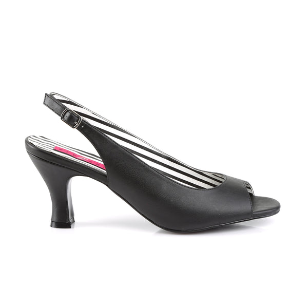 JENNA-02 Sandaletten Schwarz | Pleaser Pink Label SALE
