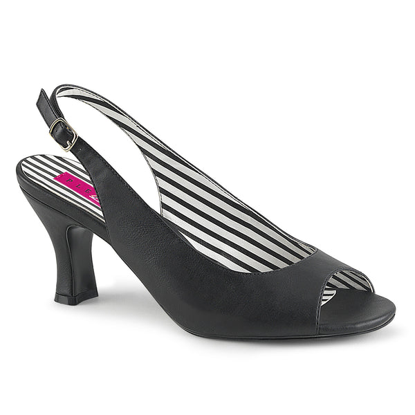 JENNA-02 Sandaletten Schwarz | Pleaser Pink Label SALE