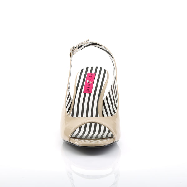 JENNA-02 Sandaletten Beige von Pleaser Pink Label – Ansicht 2