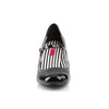 JENNA-06 Pumps Schwarz von Pleaser Pink Label – Ansicht 2