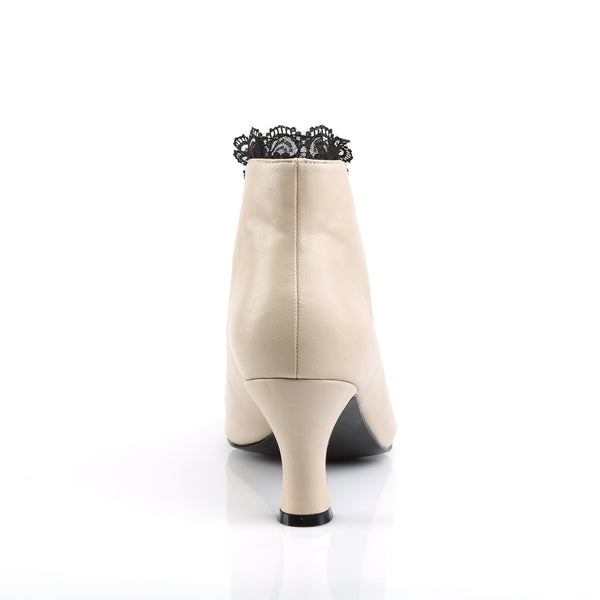 JENNA-105 Stiefeletten Beige von Pleaser Pink Label – Ansicht 4