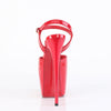 JUBILANT-09 Plateau Sandaletten Rot von Pleaser – Ansicht 4