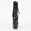 JUBILANT-1014 Plateau Stiefeletten Schwarz Lack von Pleaser – Ansicht 2