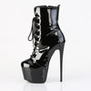 JUBILANT-1014 Plateau Stiefeletten Schwarz Lack von Pleaser – Ansicht 3