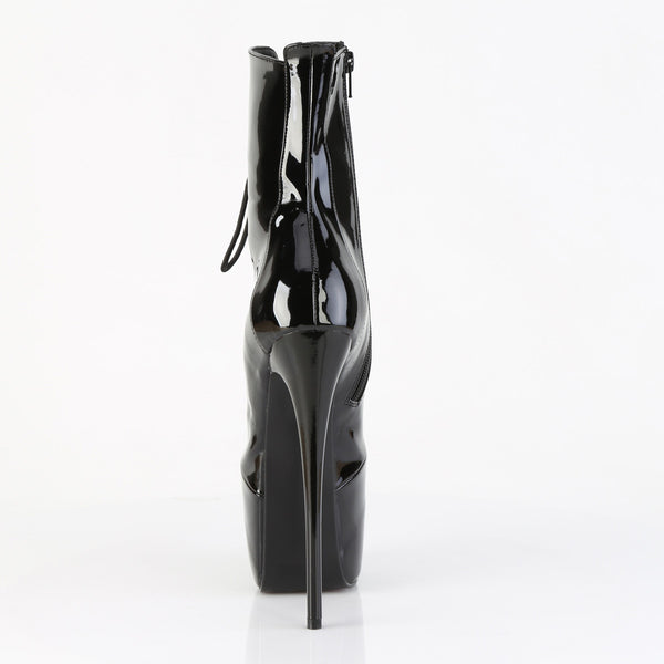 JUBILANT-1014 Plateau Stiefeletten Schwarz Lack von Pleaser – Ansicht 4