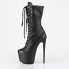 JUBILANT-1048 Plateau Stiefeletten Schwarz Matt von Pleaser – Ansicht 3